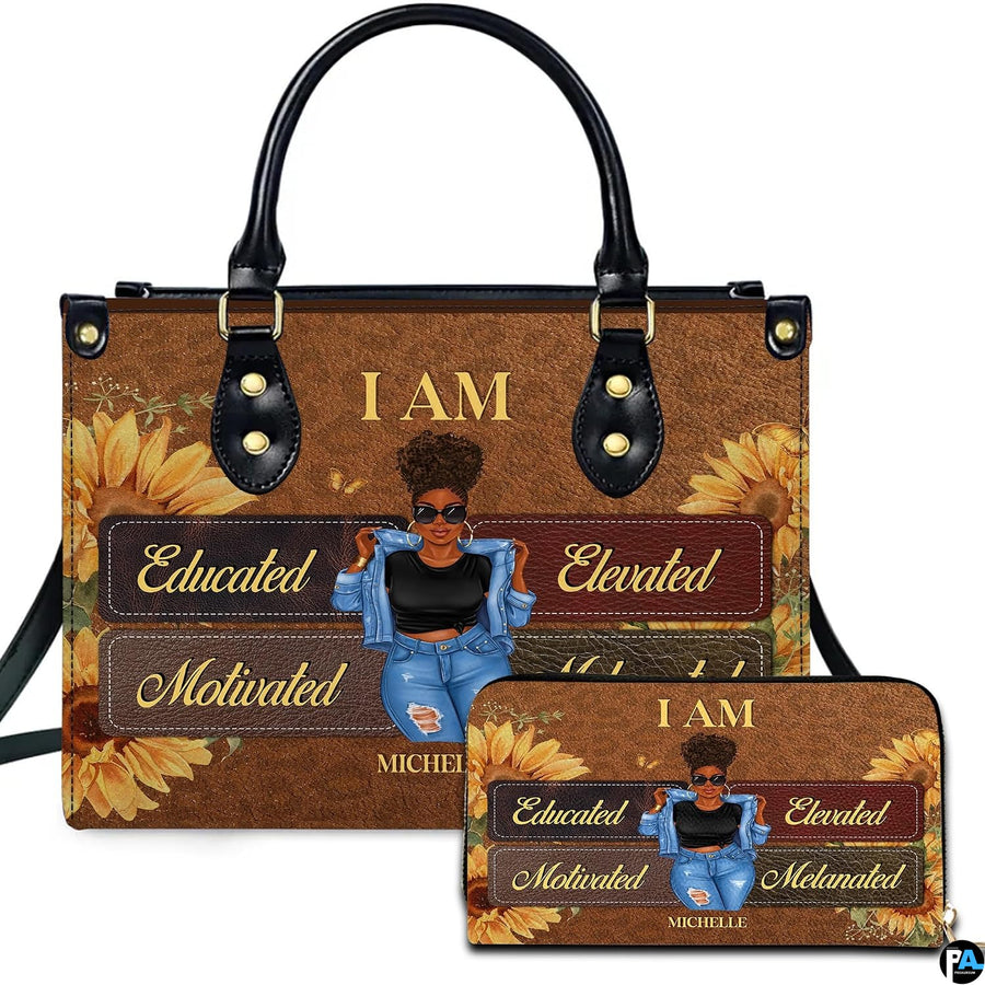 Sunflower girl art accessory and companion piece depicting illustrated woman framed by golden sunflowers.