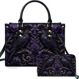 Gothic Raven Art Baroque Damask Graphic Design