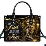 Personalized Christian Leather Handbag, Jesus Christian Tote Bag, Bible Purse, Religious Bags Gift for Mom, Women