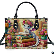 Personalized Dragon Leather Handbag, Fantasy Gothic Purse for Women, Mythical Shoulder Bag Gift for Dragon Lovers