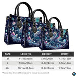 Personalized Dragon Leather Handbag, Fantasy Gothic Purse for Women, Mythical Shoulder Bag Gift for Dragon Lovers