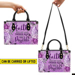 PREAUREUM "{split_values}" Personalized {collection_title} Leather Handbag