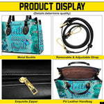 PREAUREUM "{split_values}" Personalized {collection_title} Leather Handbag