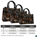 Proportional scale chart demonstrating medium, large, and extra-large silhouettes for the accessory.