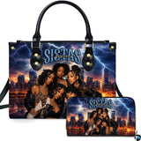 Sisterhood Urban City Handbag and Matching Wallet Set