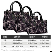 PREAUREUM "{split_values}" Personalized {collection_title} Leather Handbag